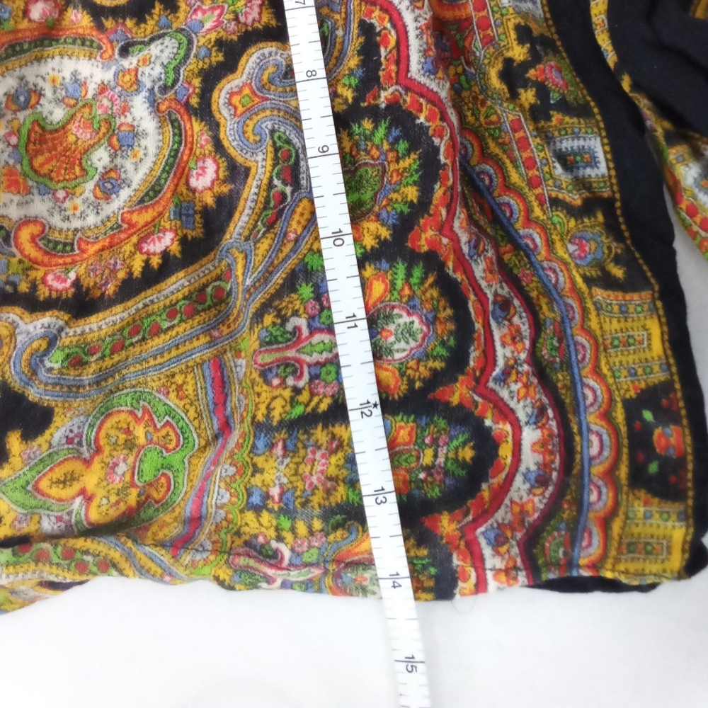 Mr. Hank Originals Vintage 70s Paisley Top Boho Balloon Sleeves - Picture 7 of 7